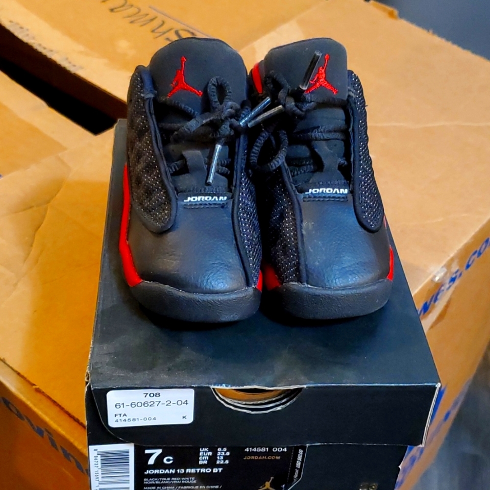 Infant/ Toddler Jordan Retro 13 Black/Red